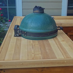 Big Green Egg Table -- "The Sidebar" - Outdoor Dining Tables