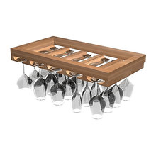 Wine stem rack