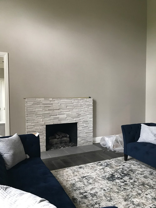 Thickness of fireplace mantel