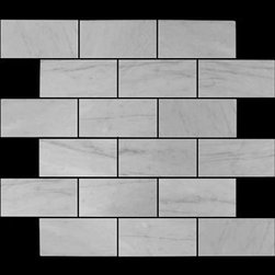 Carrara Marble Italian White Bianco Carrera 2x4 Mosaic Tile Honed - Products