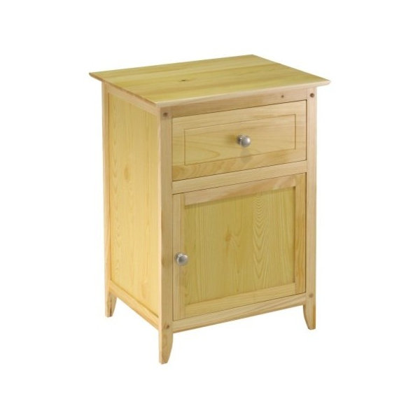 Anzyrectangular Charming Beech Wood End Accent Table Natural Dailymail