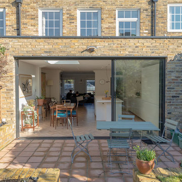 Extension of Islington Terraced House in London Stock brick