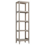 Avanity - Avanity Teak 16" Towel Rack, Gray Teak Finish - The Avanity teak linen tower delivers exceptional storage in a pretty package to your bathroom. Constructed from solid teak, the graceful open-shelf design provides ample space to organize your bathroom accessories. And because teak is naturally water resistant you can be confident that this tower will remain robust in high-moisture environments. Available in natural and gray teak.