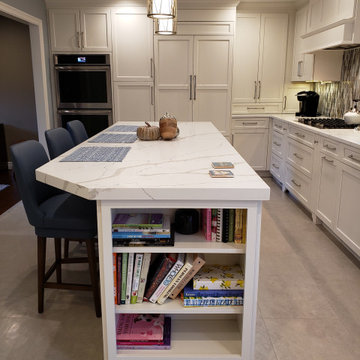 White Shaker Kitchen - Closter, NJ