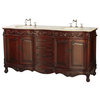 68" Antique Style Double Sink Bathroom Vanity Model 2917-68 BE