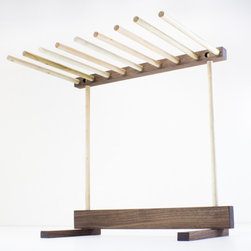 Walnut and Maple Pasta Drying Rack - Pasta Makers And Accessories
