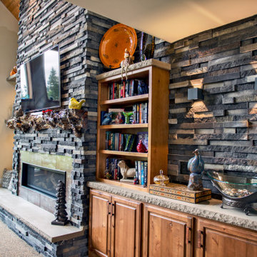 Rustic Style Living Space