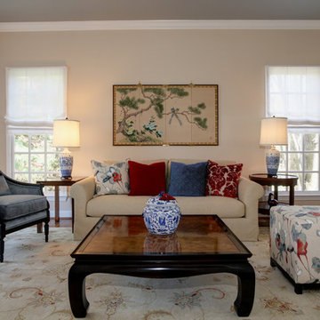ASIAN INSPIRED LIVING ROOM