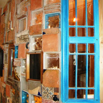 Mur en terre cuite