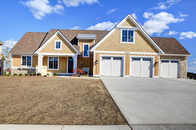 Trendy home design photo in Grand Rapids