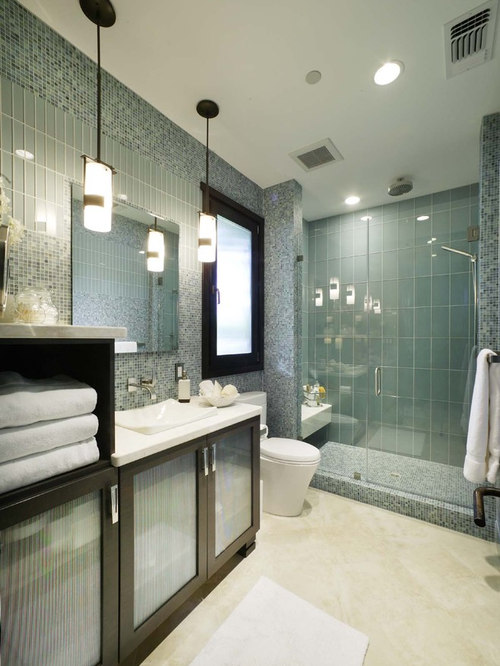 Glass Tile Shower Houzz
