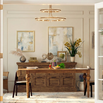 Classic interior Filled with Light and Comfort