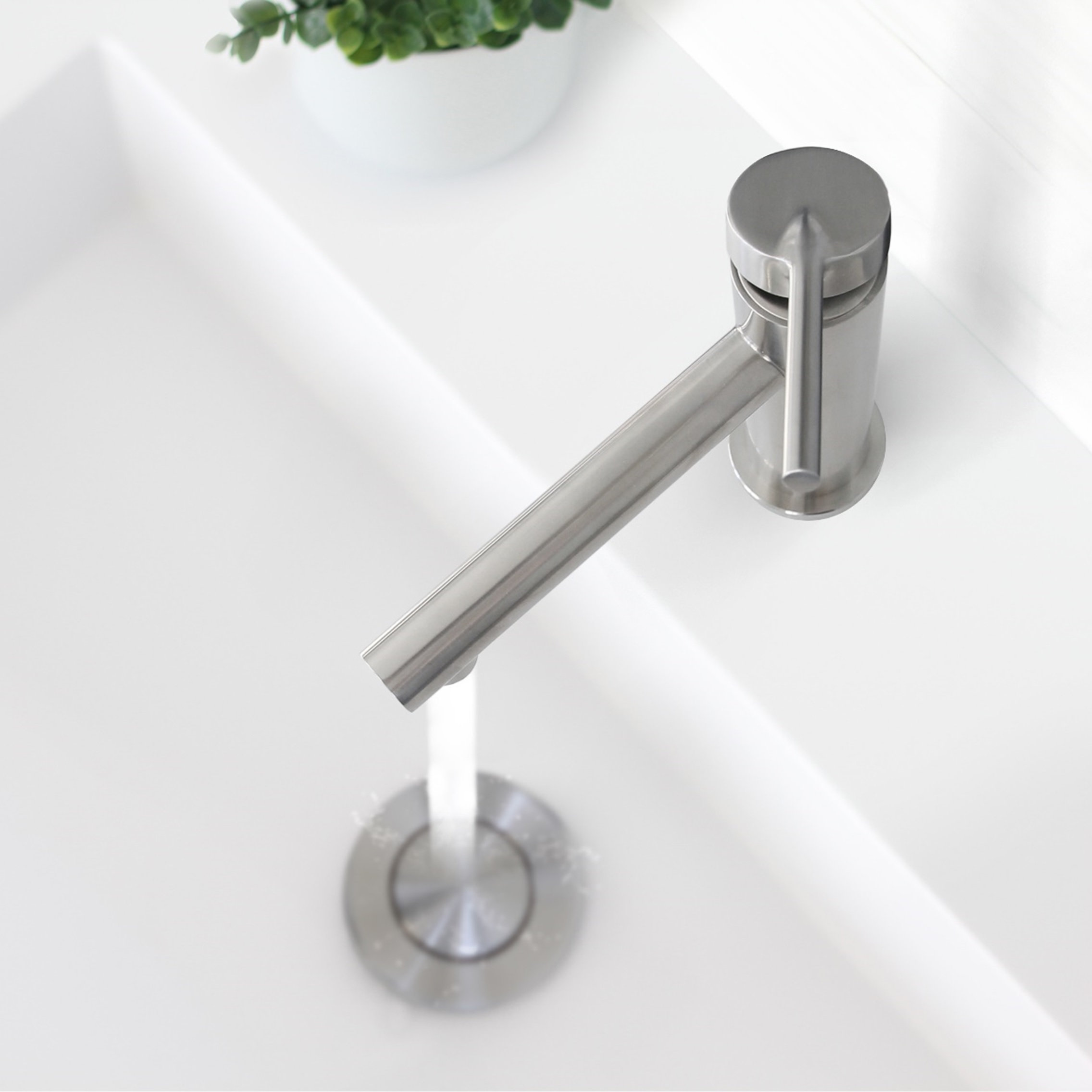 STYLISH Single Handle Modern Bathroom Faucet Basin Sink Faucet