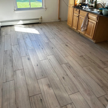 Current Canton water damaged main floor and Bathroom renovation