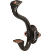 Craftsman Hook 1-3/8" Center to Center, Oil Rubbed Bronze Highlighted