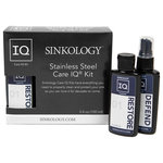 Sinkology - Stainless Steel Care IQ Kit, Protective Sealant, Polish and Microfiber Cloth - Taking care of your stainless steel or nickel sink is important work but that doesn't mean it has to be hard! The Stainless Care IQ Kit is designed to maintain and restore the surface of your stainless steel and nickel bathroom and kitchen sinks. Each kit comes with products specifically designed to prolong the life and look of Sinkology sinks, but it can be applied to any sinks made with high-quality stainless steel or nickel material. With easy-to-follow instructions and powerful products, Sinkology's Care IQ Kits make maintaining your sink as easy as 1-2-3.