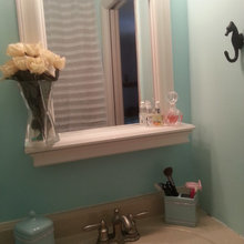 Coastal guest bathroom
