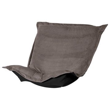 Howard Elliott Puff Chair Cushion With Cover, Bella Pewter