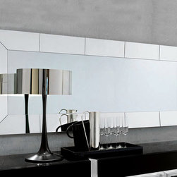 Regal Modern Rectangular Wall Mirror by Cattelan Italia - $950.00 - Wall Mirrors