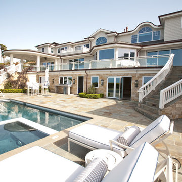 La Jolla Muirlands Cape Cod Estate Exterior Palette