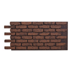 173-CHICAGO BRICK WALL PANEL - 24"H - Wall Panels