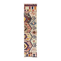 Vintage Aydin Kilim Runner - Area Rugs