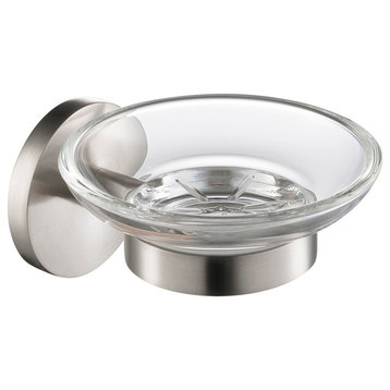 Blossom Soap Dish, Brushed Nickel