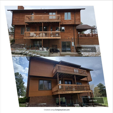 Woodtone James hardie siding in Parker CO