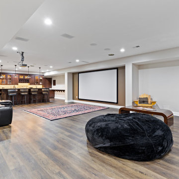 Full Package Basement with Full Entertainment & Bar in Ashburn VA