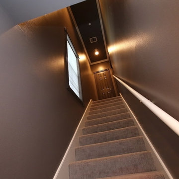 Media room, bathroom and 2nd story walkway addition
