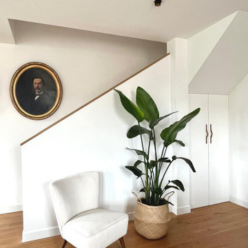 Modification d'un escalier avec coffrage des marches - APRES