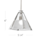 WAC Lighting - WAC Lighting Glass Only - Clear/Frosted Shade - Tikal - -Tikal