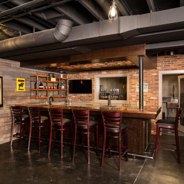 North Ann Arbor Basement Remodel: Home Brewpub