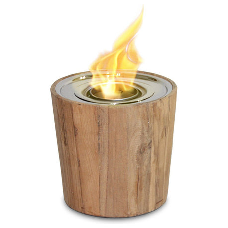 Indoor/Outdoor Fireplace, Sag Harbor Teak Fire Bowl