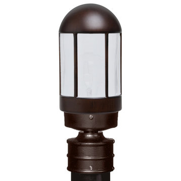 3151 Series 1 Light Post Light or Accessories, Bronze, Frost Glass