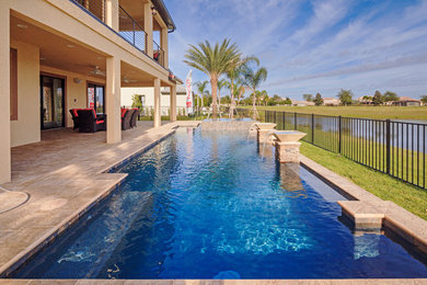 This is an example of a swimming pool in Orlando.
