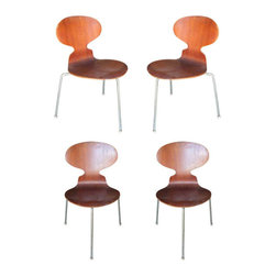 Arne Jacobsen "Ant" Side Chairs, Set of Four - Products