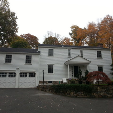 6 1/4" HardiePlank Cedarmill Arctic White Arctic White Hardie Trim Westport