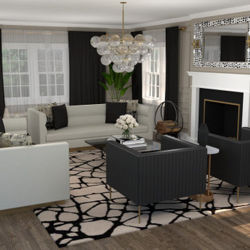 3D Renders - Social Rooms