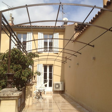 Pergola en métal