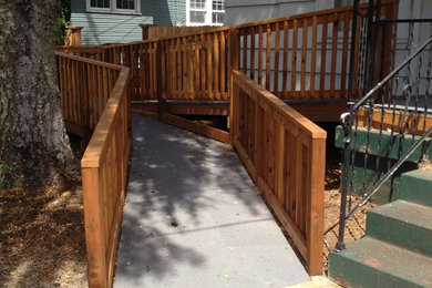 Transitional patio photo in Portland