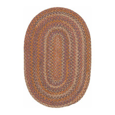 Rustica Rug, Audubon Russet, 3'x5' Oval