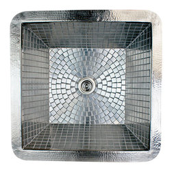 Stainless Steel Mosaic Small Square Sink - Linkasink - Bathroom Sinks