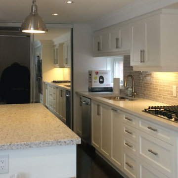 Painted MDF Custom Kitchen Cabinets
