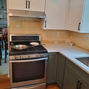 Two-Tone Kitchen Remodel in Staten Island, NY