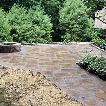 Patio area with firepit for outdoor living
