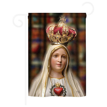 Our Lady Of Fatima 2-Sided Impression Garden Flag