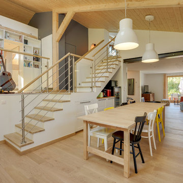Aménagement d'une extension en bois