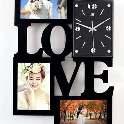 Wall Clock with Fashion Love Picture Frame Function Design - S131 - Wall Clocks