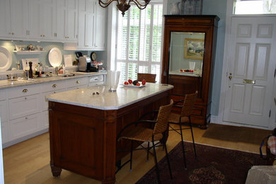 Transitional home design photo in Toronto